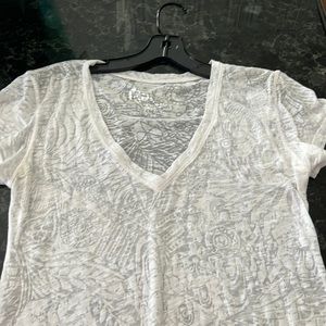 Erge white burnout beck t-shirt size small